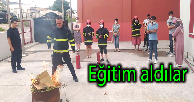 ​Altınova da Yangın eğitimi