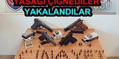 YALOVA'DA SİLAH KULLANANLAR YAKALANDI